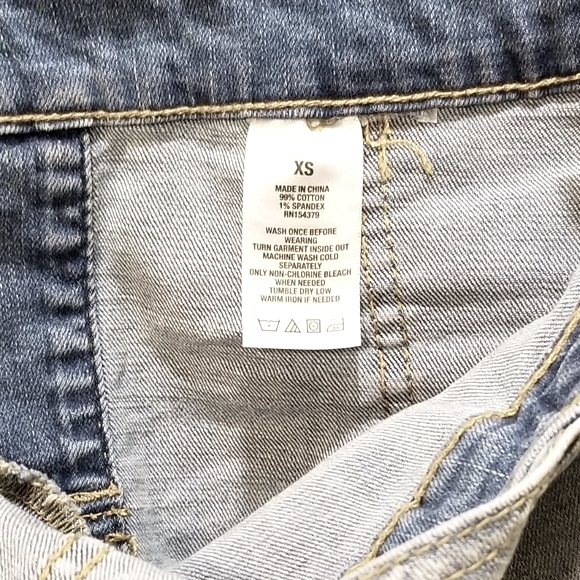 Aeropostale Light Wash Overall Denim. - Picture 5 of 7